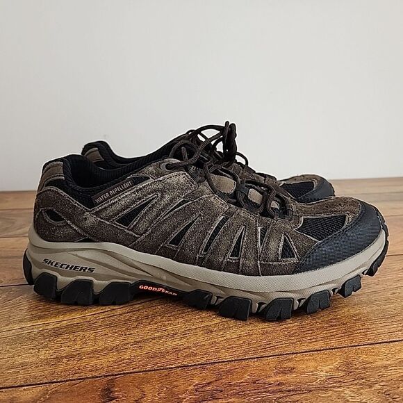 Skechers Other - Skechers USA Edgemont-Taggert Hiking Shoes Men's Size 12 Worn 2x Brown 204518